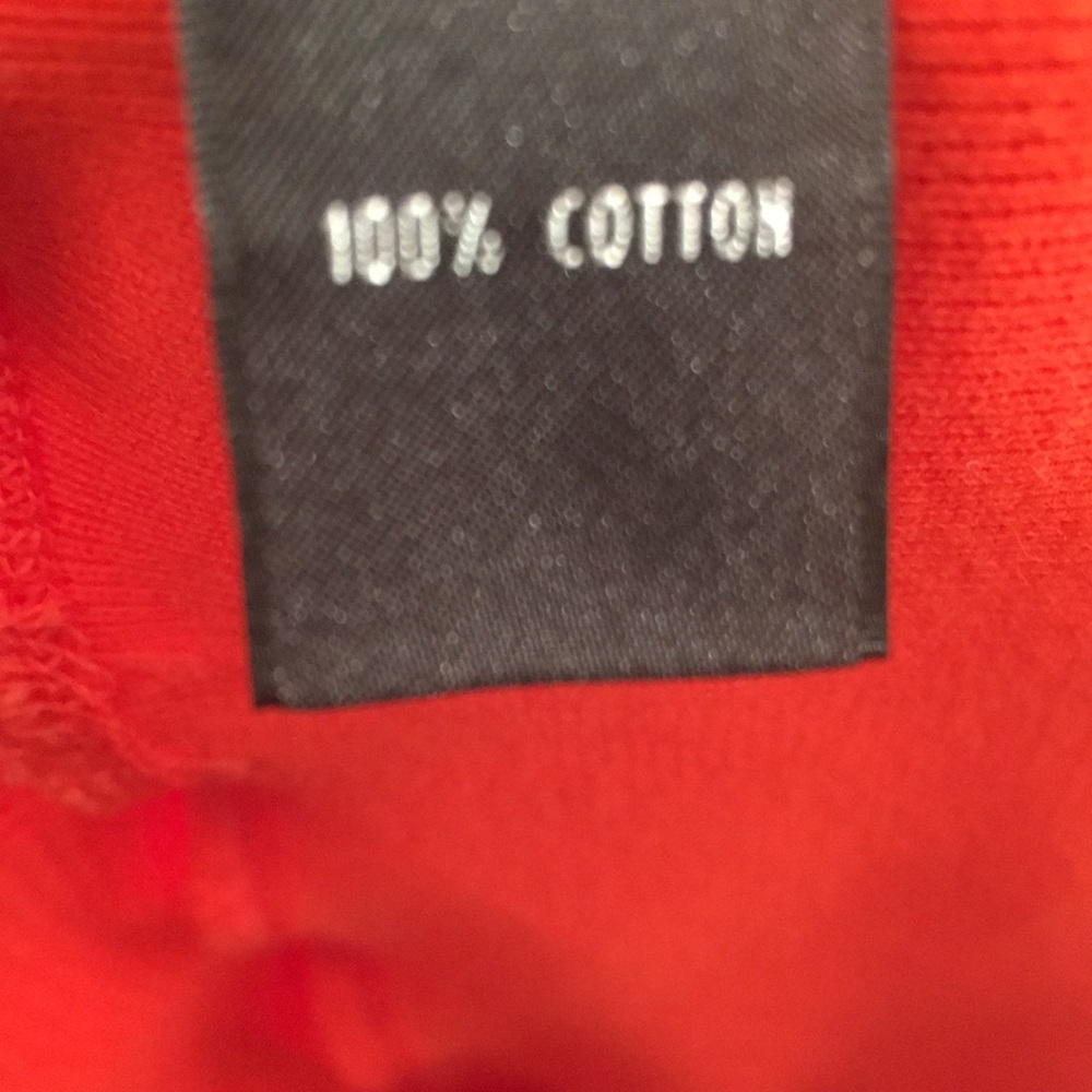 Ralph Lauren ORANGE Waffle Weave Hoodie Menβs Lrg - Picture 7 of 8